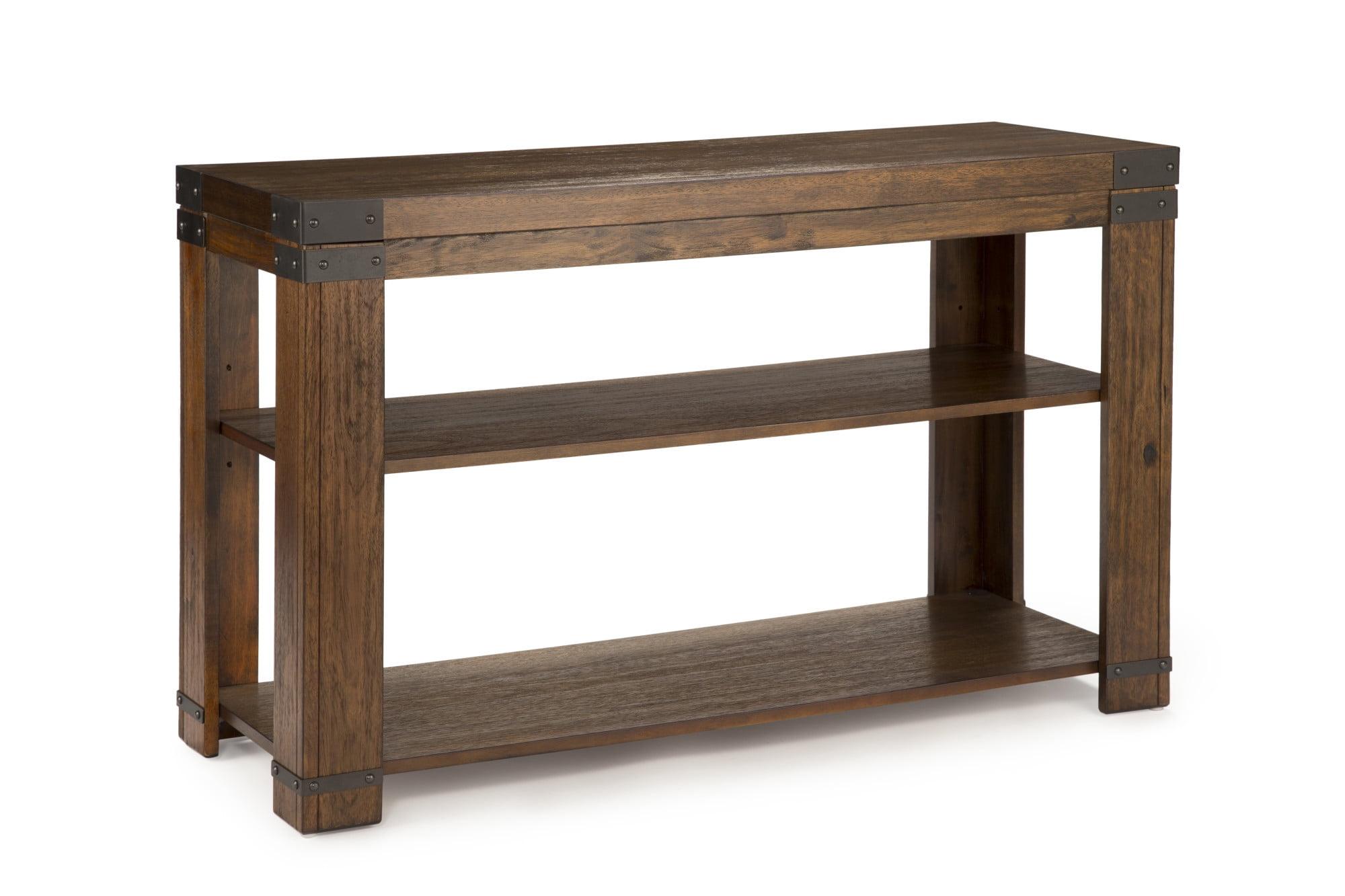 Arusha Medium Cherry Solid Wood Console Table with Storage