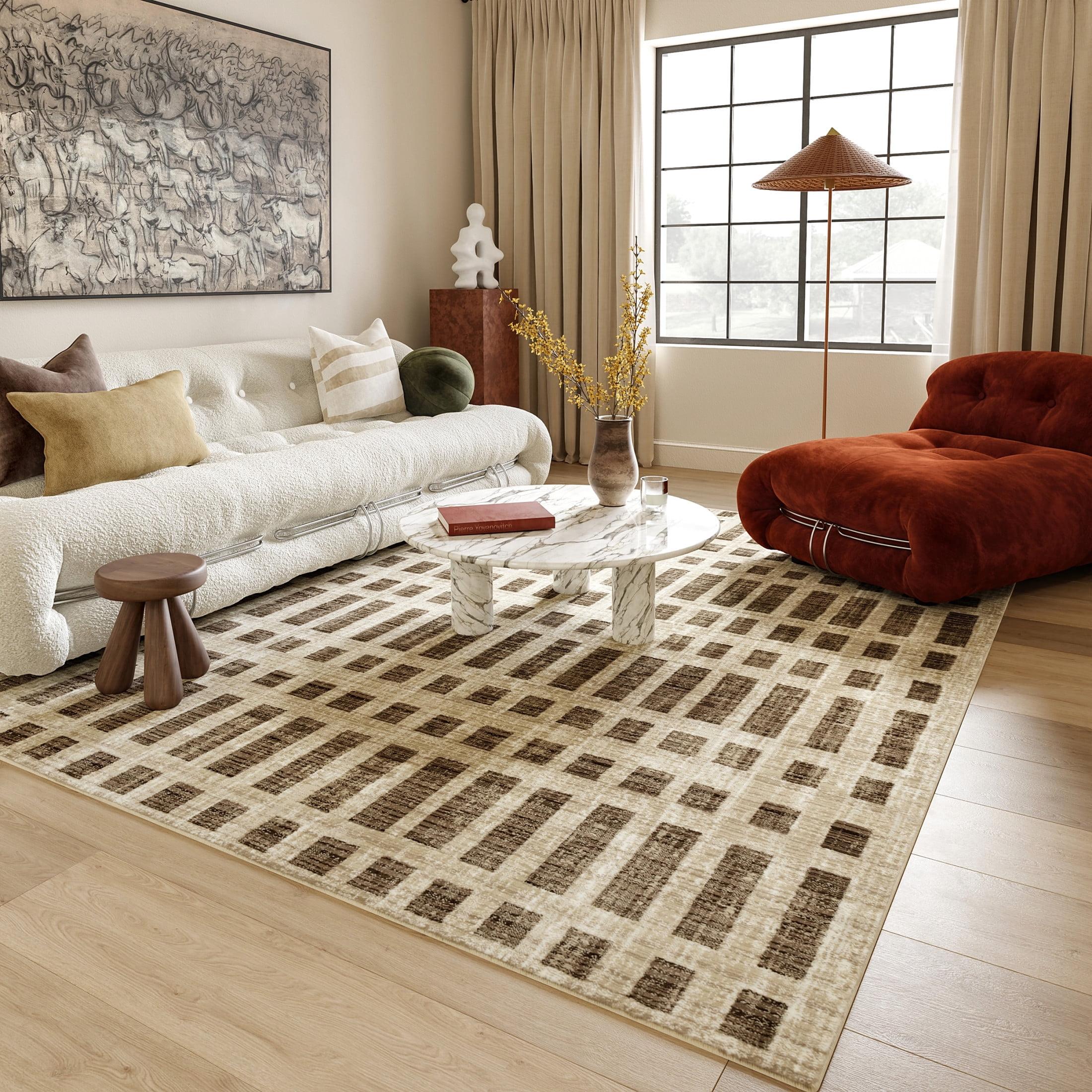 Nuloom Julies Striped Area Rug, 8' 10" x 13', Beige