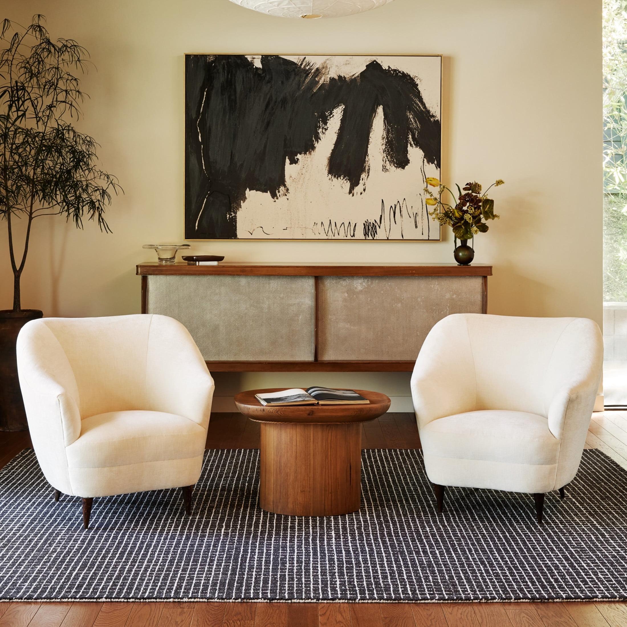 Katasha Checked Wool Area Rug