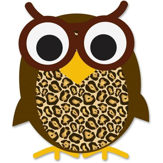 Ashley, ASH10009, Owl Design Magnetic Whitebrd Eraser, 1 Each, Brown,White