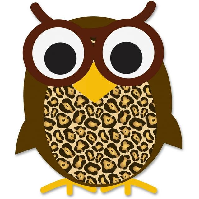 Ashley, ASH10009, Owl Design Magnetic Whitebrd Eraser, 1 Each, Brown,White