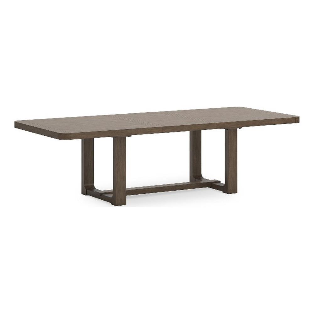 Cabalynn Light Brown Wood Extendable Rectangular Dining Table