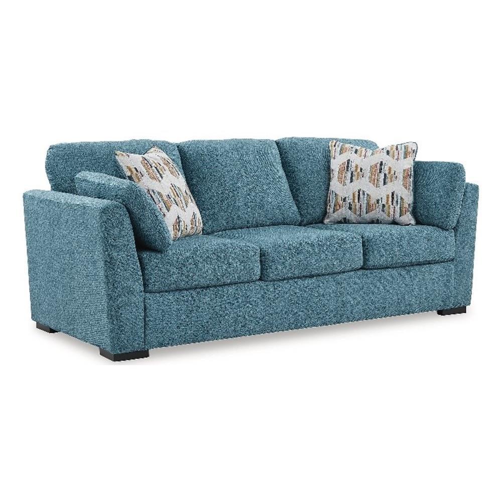 Ashley Furniture Keerwick Teal Queen Sofa Sleeper