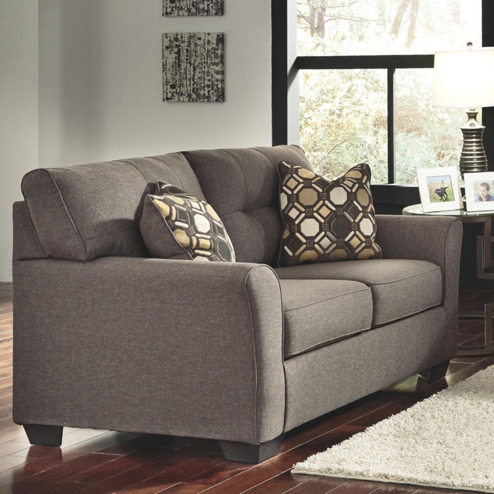 Ashley Furniture Tibbee Loveseat in Slate