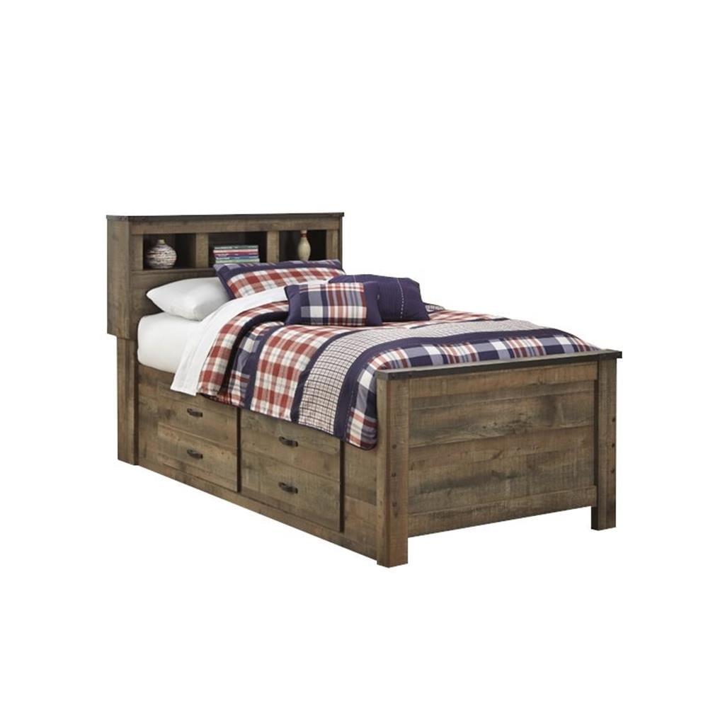 Ensey Twin 2 Drawer Mate's & Captain's Bed