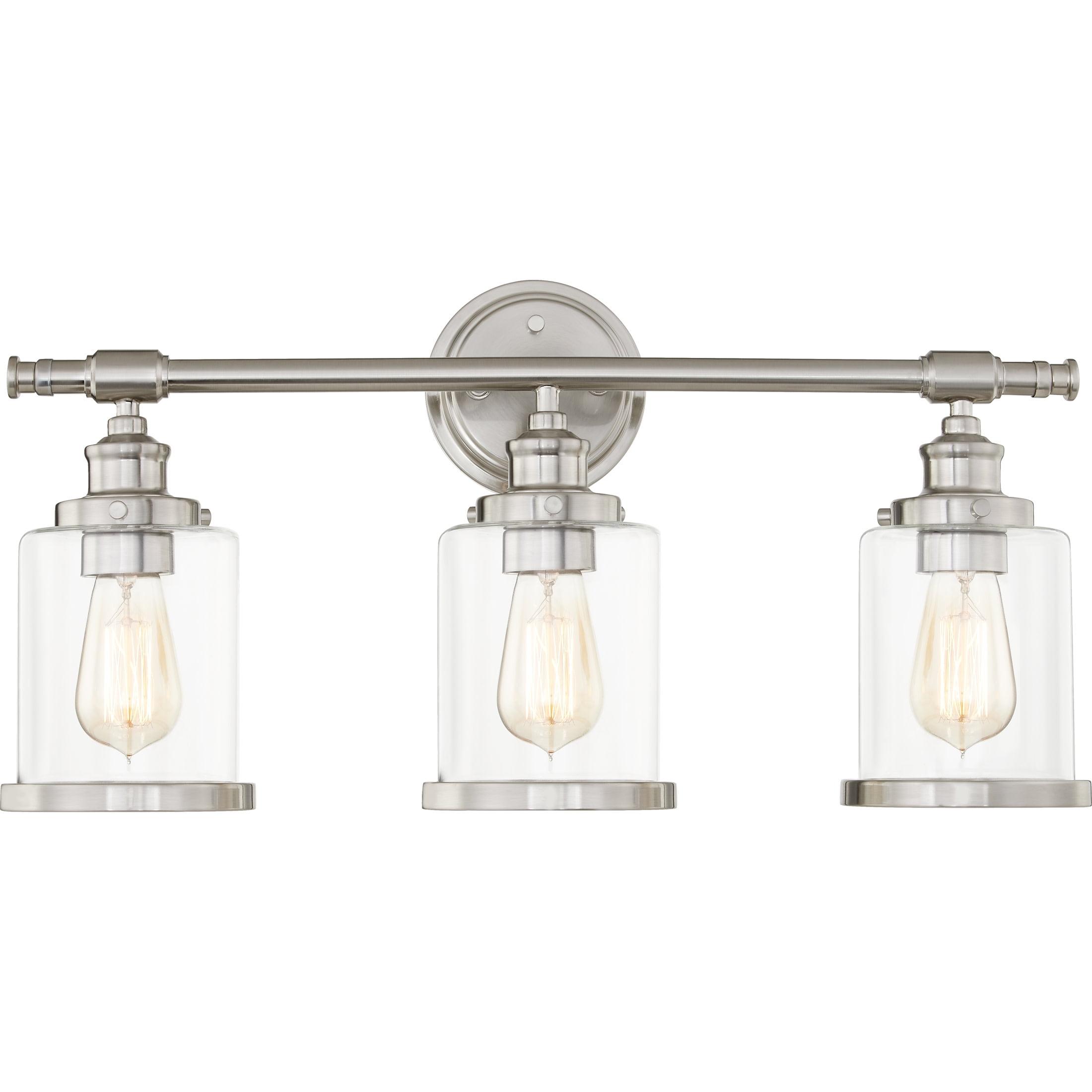 Alford 3-Light Brushed Nickel Dimmable Vanity Sconce