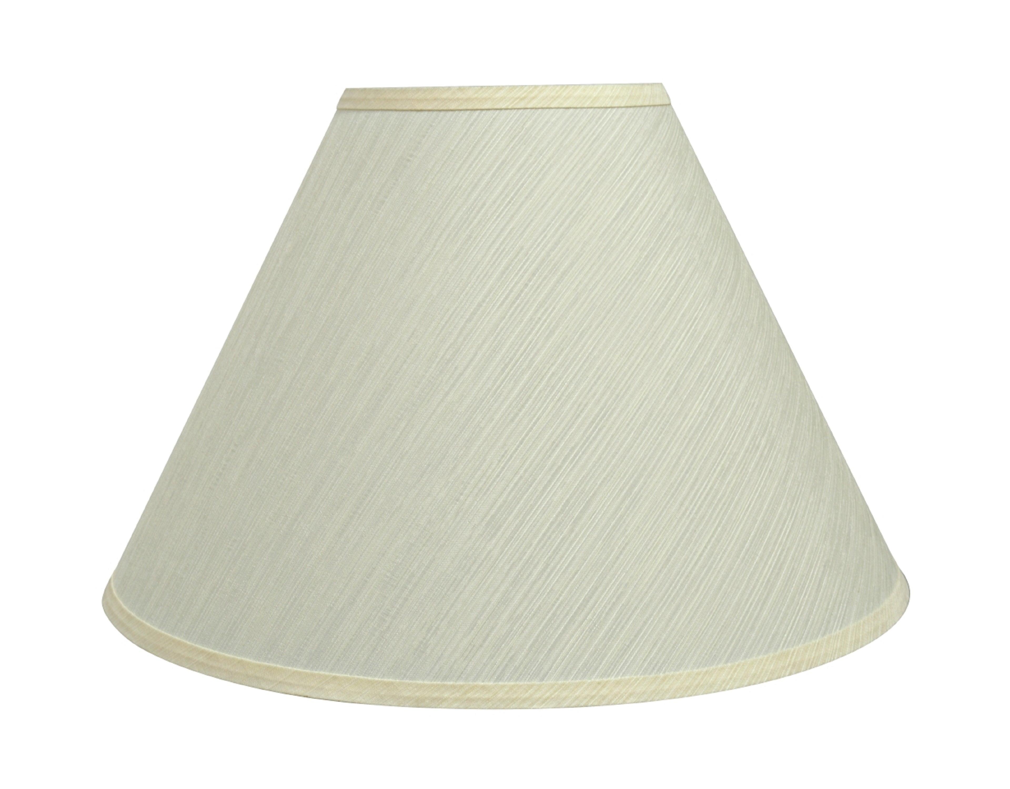 Aspen Creative 32771 Transitional Hardback Empire Shaped Spider Construction Lamp Shade in Eggshell, 18" wide (7" x 18" x 12 1/2")