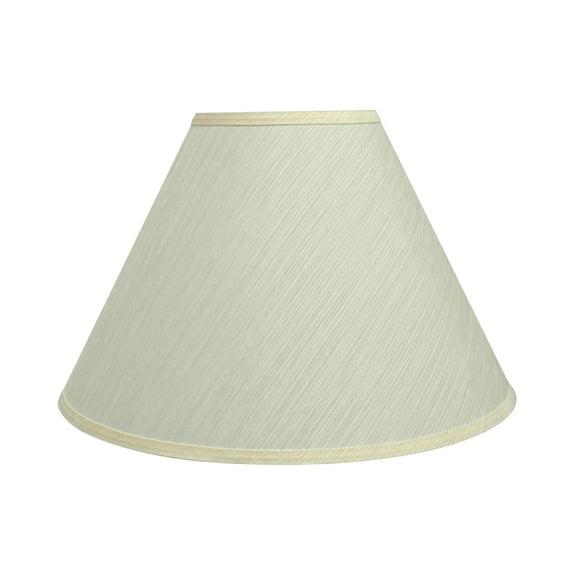 Aspen Creative 32771 Transitional Hardback Empire Shaped Spider Construction Lamp Shade in Eggshell, 18" wide (7" x 18" x 12 1/2")