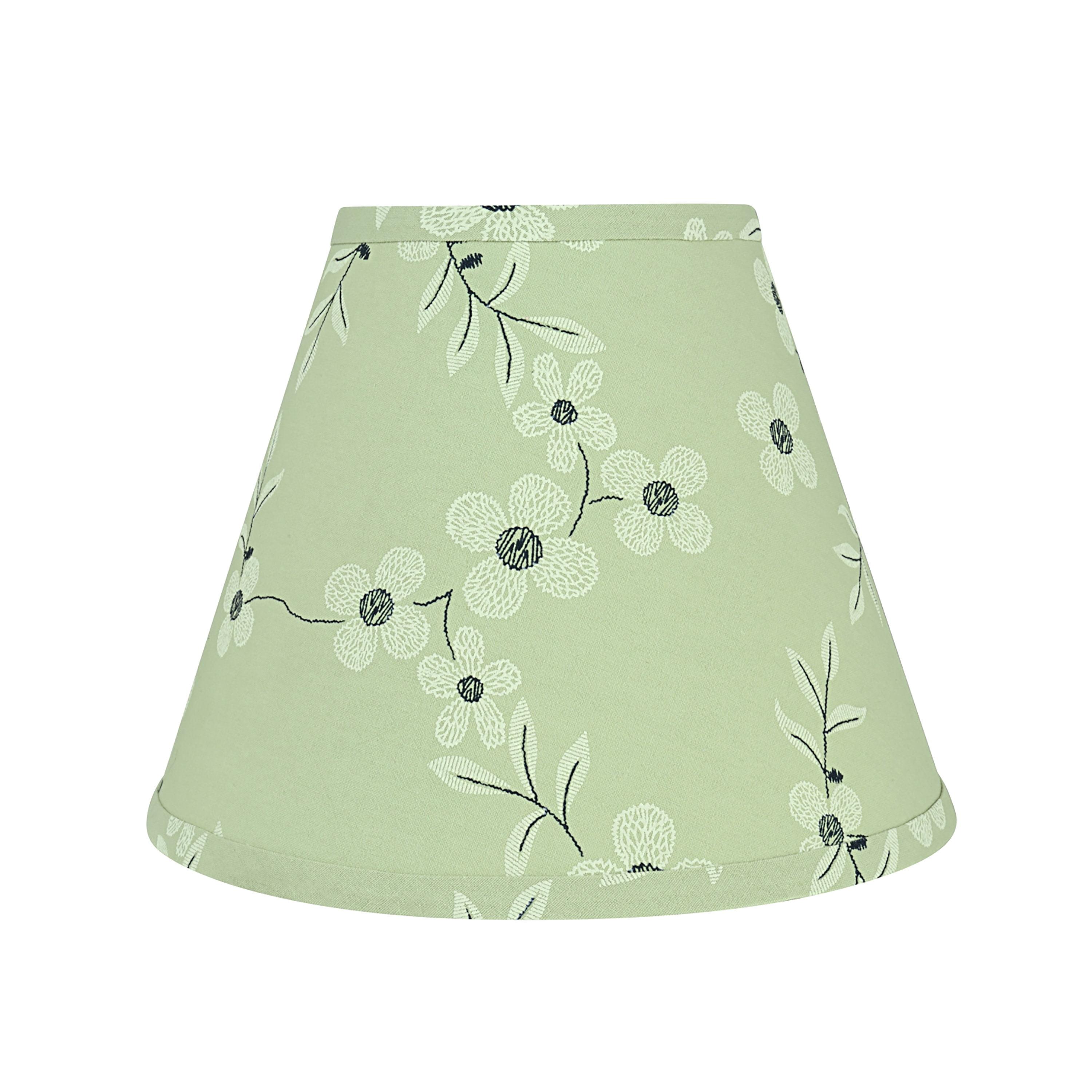 Aspen Creative 59103 Transitional Hardback Empire Shape UNO Construction Lamp Shade in Light Green, 10" Wide (5" x 10" x 8")