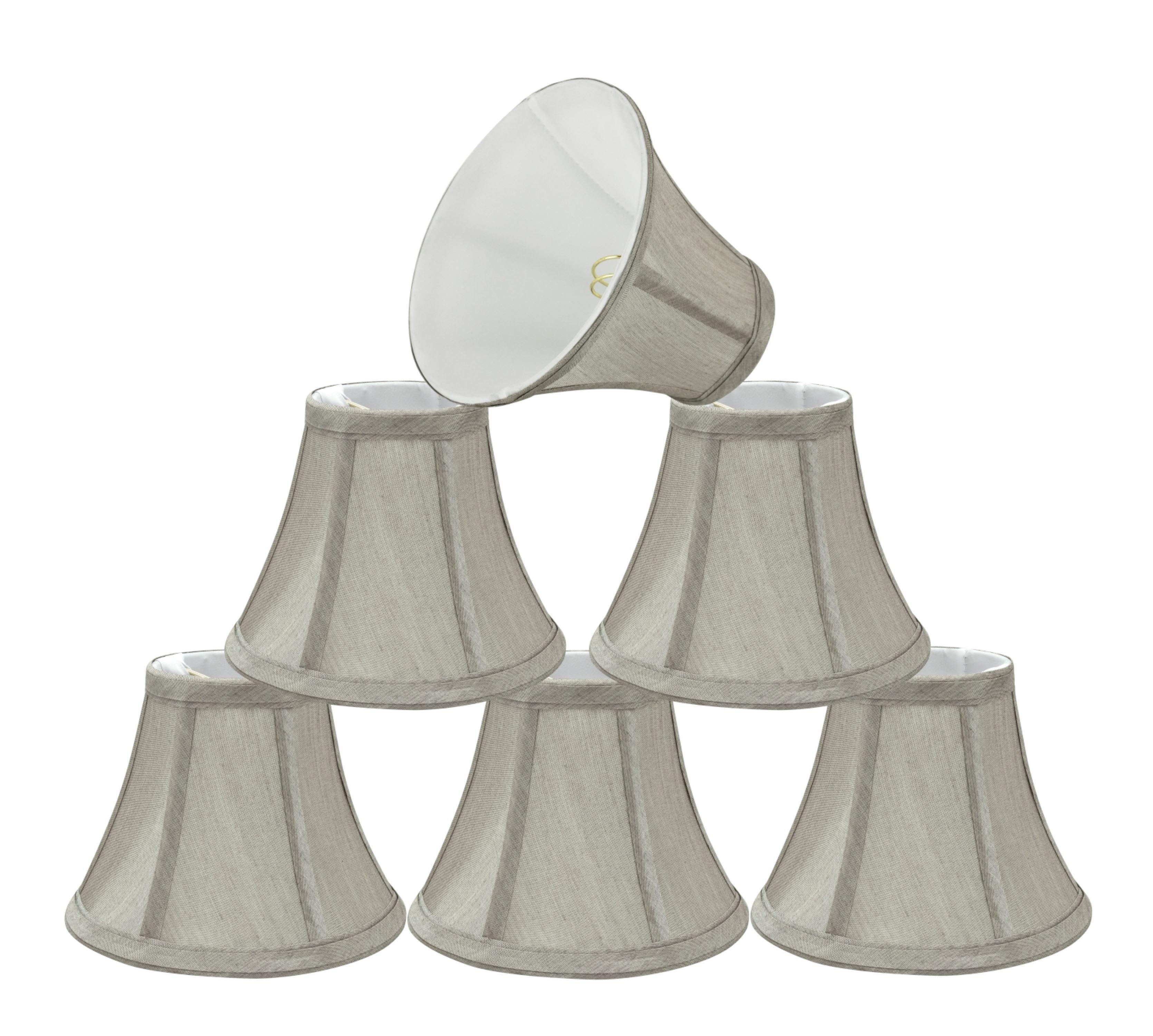 5'' H Silk Bell Lamp Shade (Set of 6)