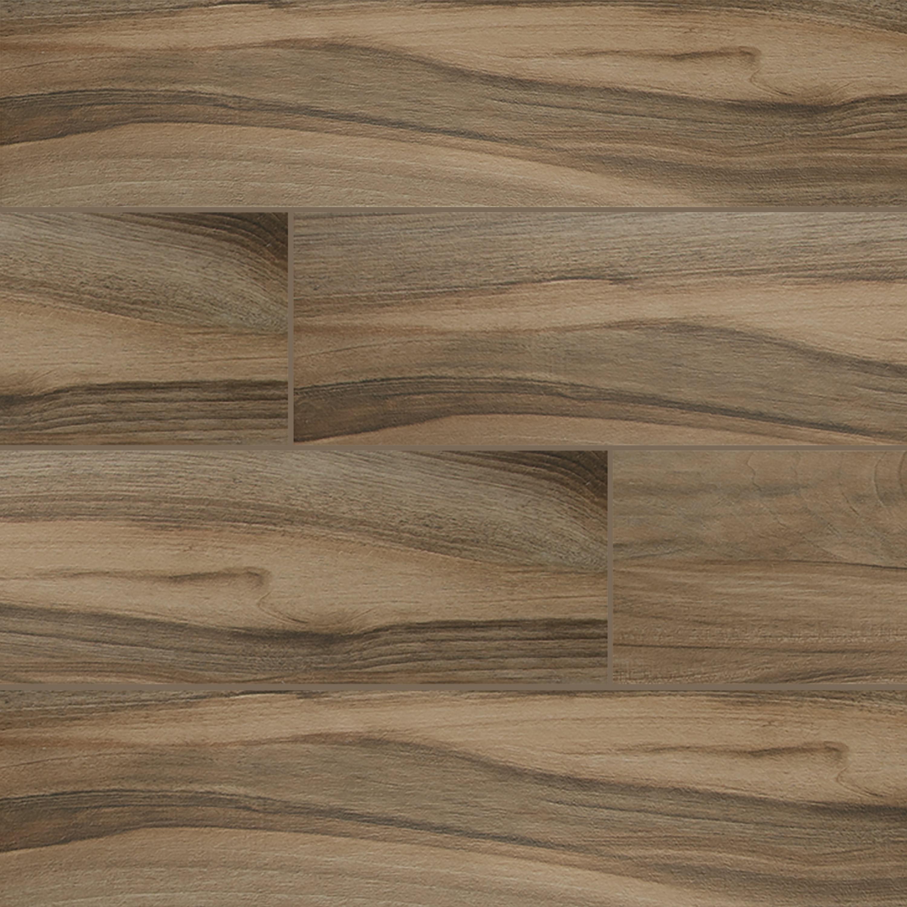 Aspenwood 9" x 48" Matte Porcelain Wood Look Floor & Wall Tile