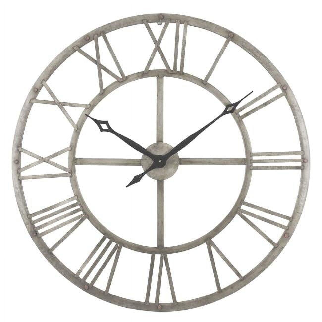 Aspire  Samson Metal Wall Clock, Gray