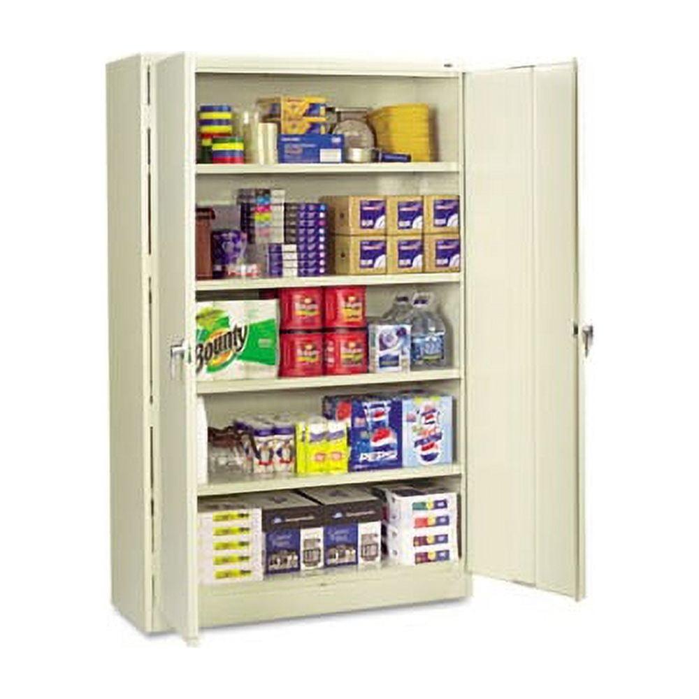 Tennsco Assembled Jumbo Steel Storage Cabinet, 48w x 18d x 78h, Putty