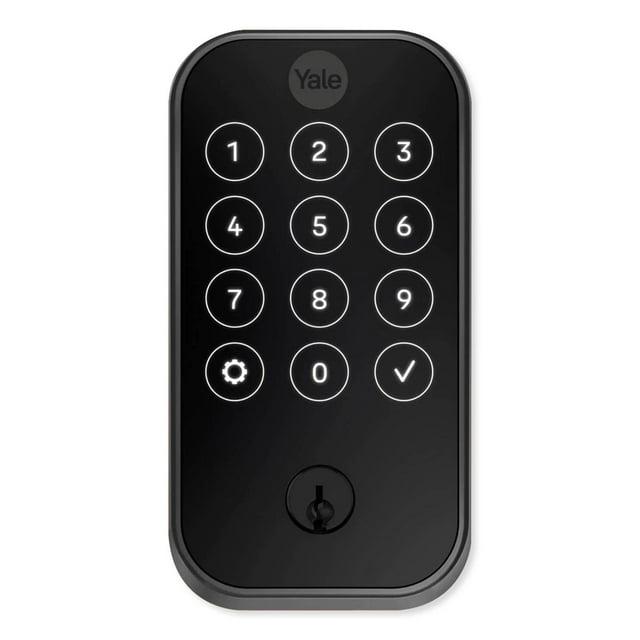Assure Lock 2; Smart Door Lock with WiFi and Touchscreen Keypad; Black Suede