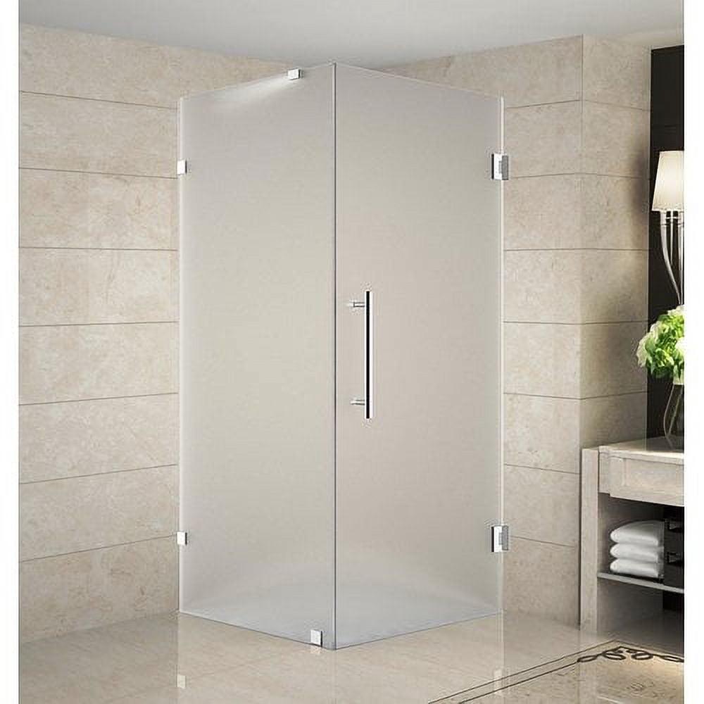 Aquadica 38" x 72" Square Hinged Shower Enclosure