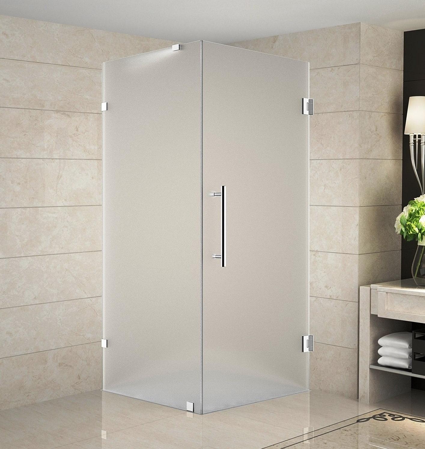 Aquadica 38" x 72" Square Hinged Shower Enclosure