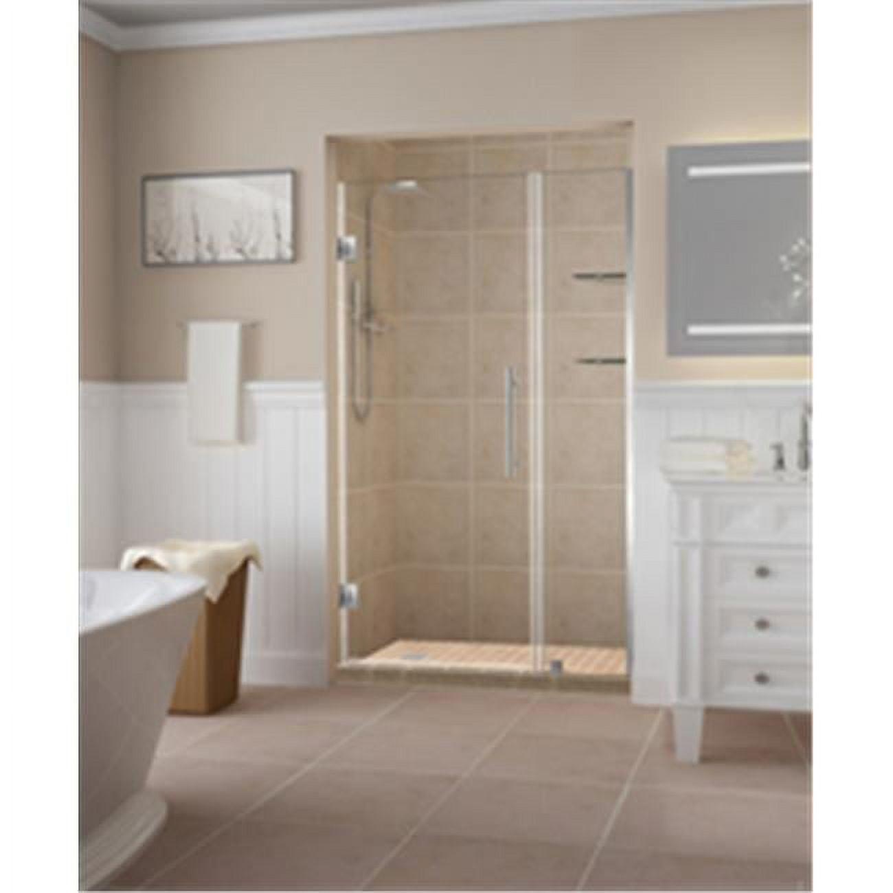 Belmore GS 47" x 72" Hinged Frameless Frosted Shower Door