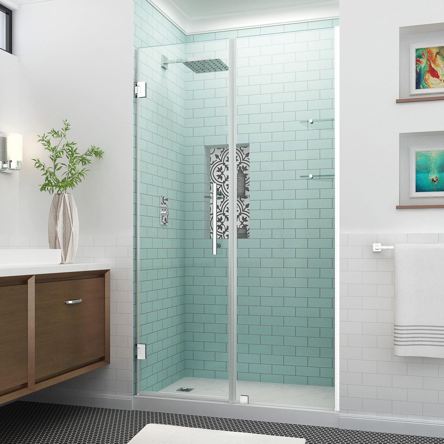 Belmore GS 47" x 72" Hinged Frameless Frosted Shower Door