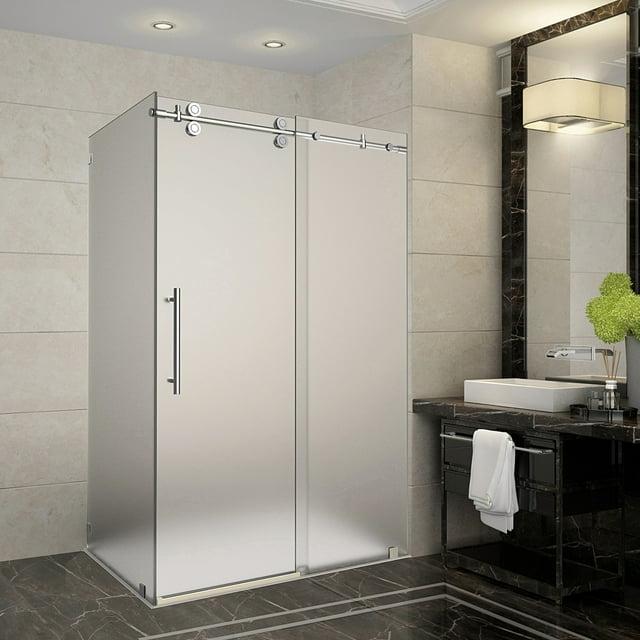 Langham 48" x 75" Rectangle Sliding Shower Enclosure