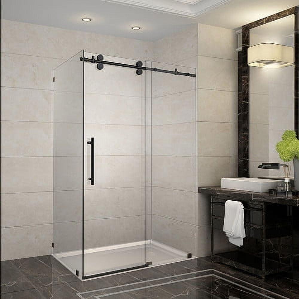 Langham 48" x 75" Rectangle Sliding Shower Enclosure