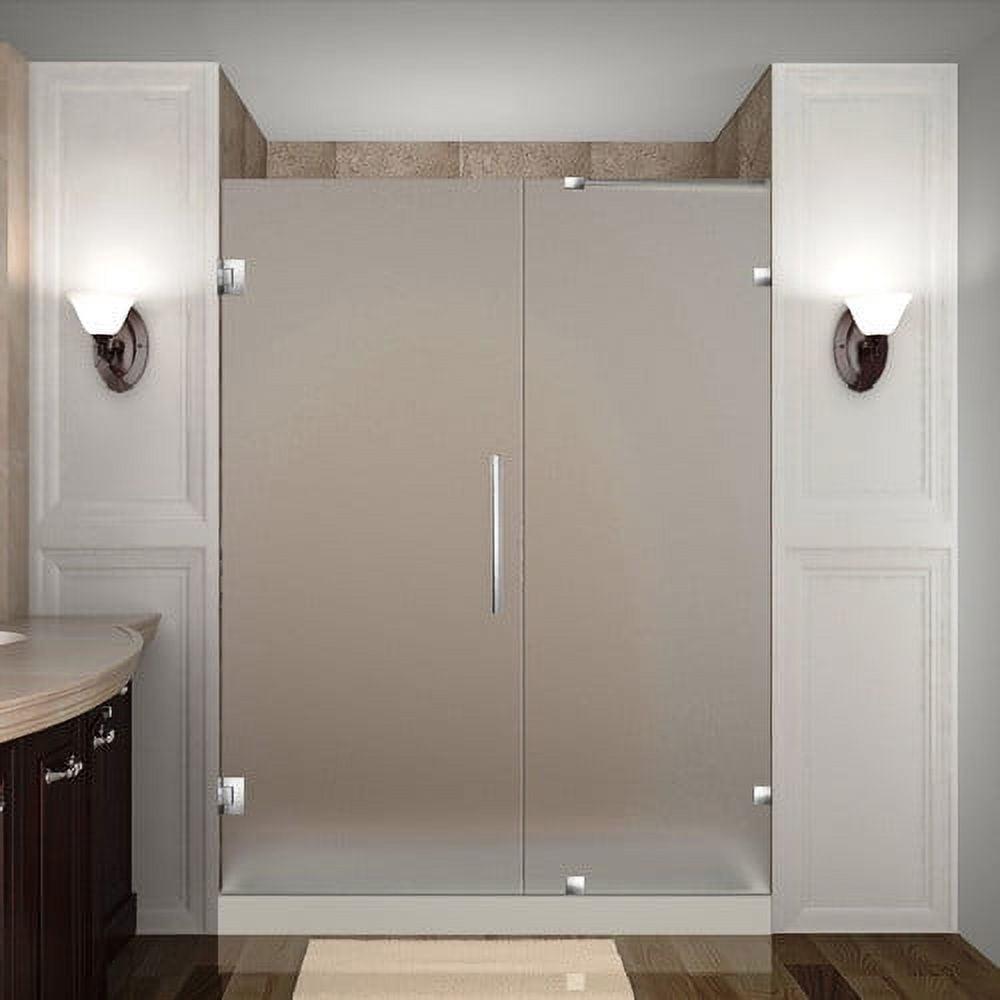 Nautis 30" W x 72'' H Hinged Frameless Shower Door