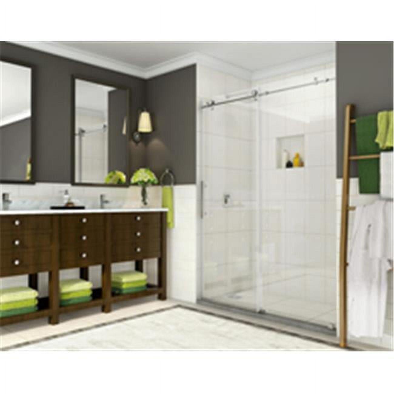 Coraline 48" x 75" Single Sliding Frameless Shower Door