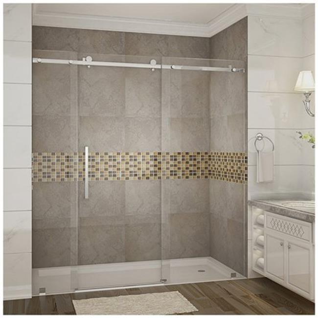 Moselle 75" H Single Sliding Frameless Shower Door