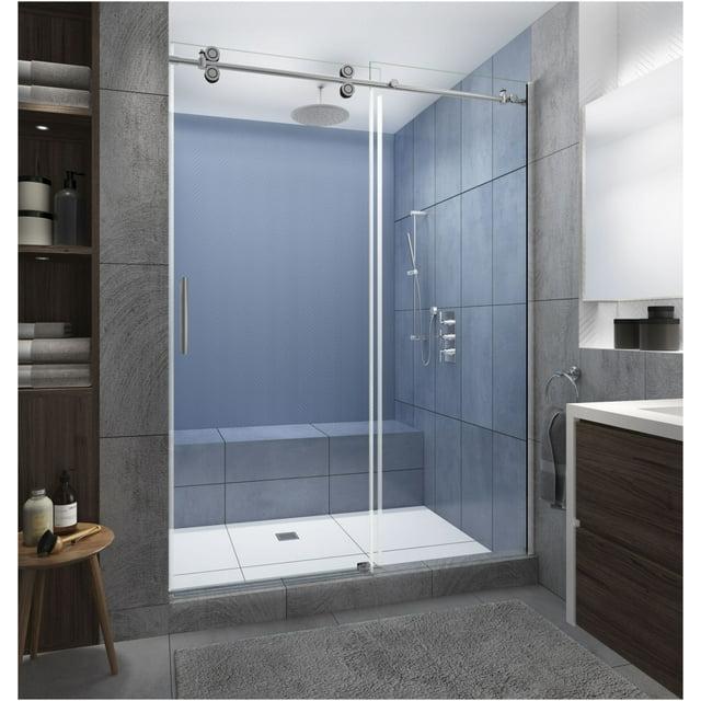 Langham XL 56 - 60" W x 80" H Sliding Frameless Shower Door