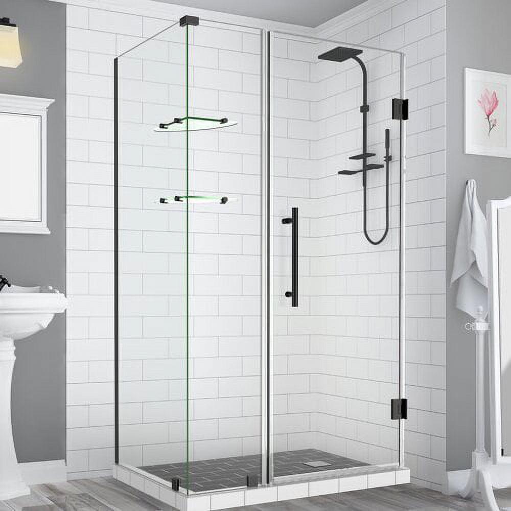 Aston Bromley GS Frameless 39" x 72" Rectangle Hinged Shower Enclosure SEN962EZ-MB-392530-10
