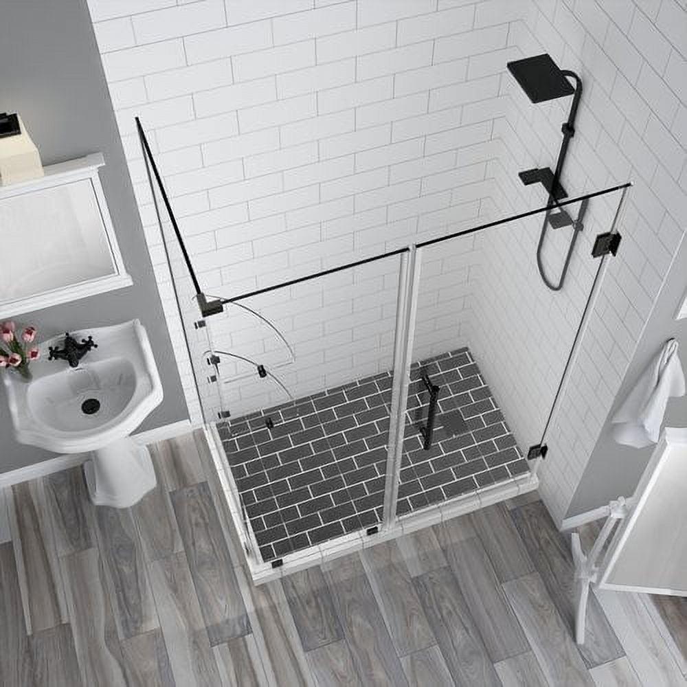 Bromley GS Frameless 32.38" x 72" Rectangle Hinged Shower Enclosure