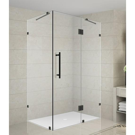 Aston Sen987-3430-10 72" High X 34" Wide X 30" Deep Hinged Frameless Shower Enclosure -