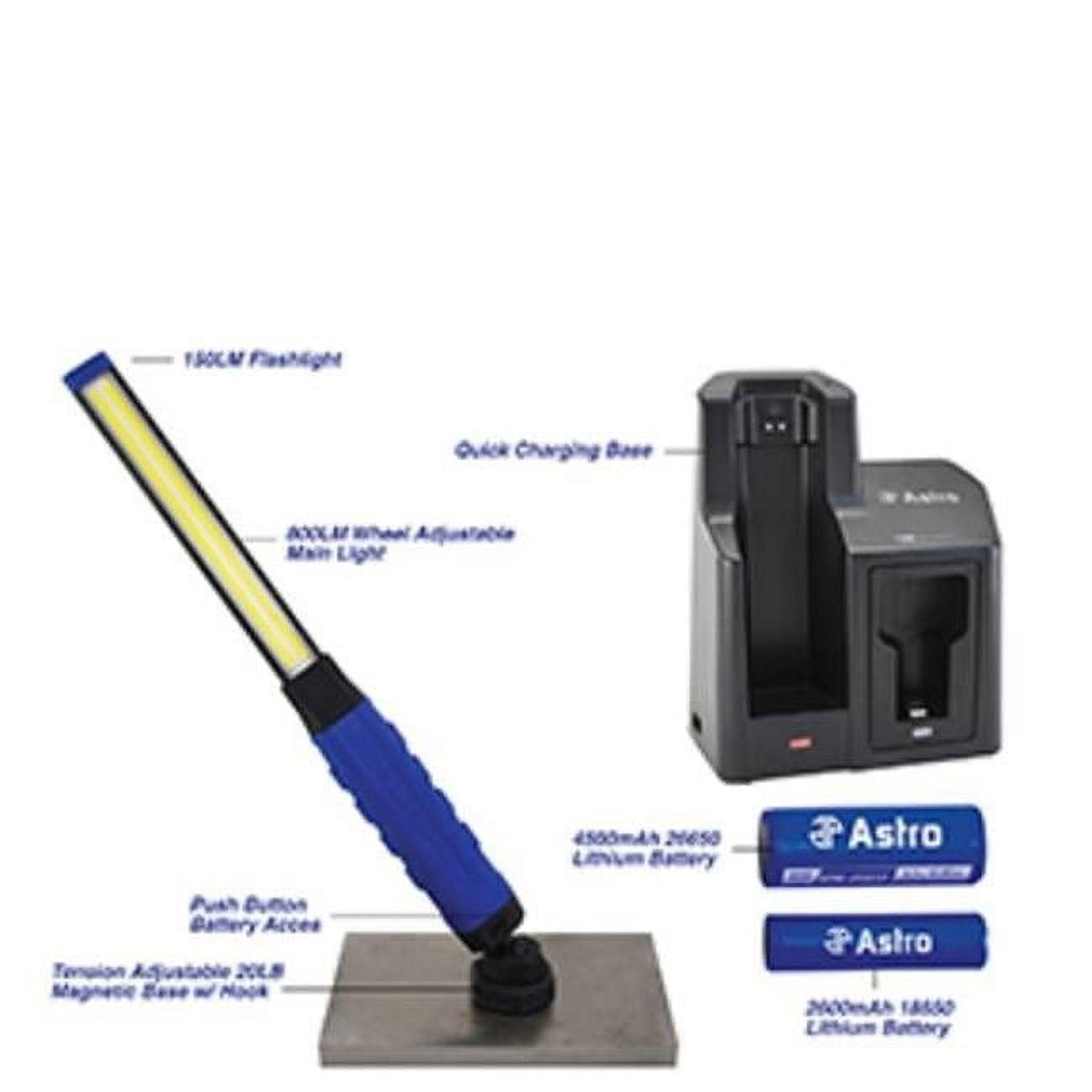 Astro Pneumatic  800 Lumen Rechargeable Slim Light with Quick-Swap System