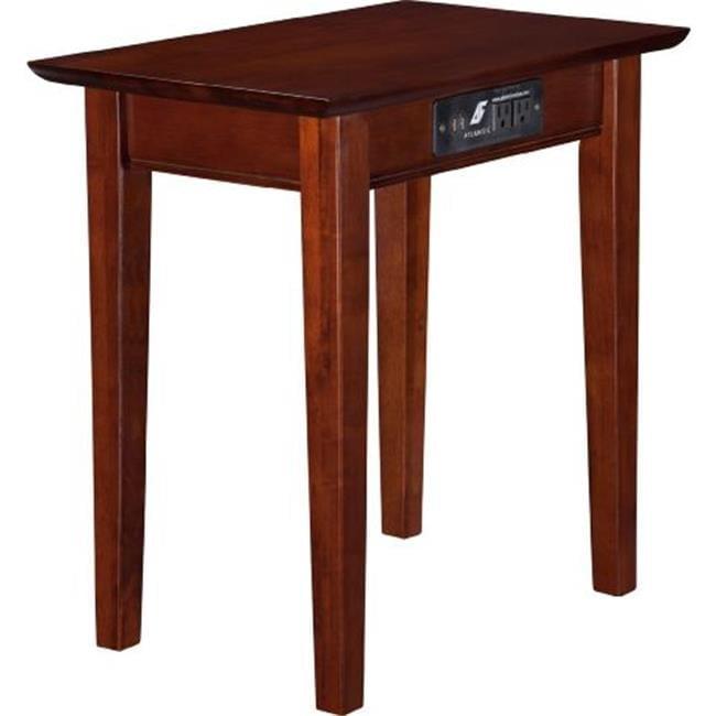 Shaker Chair Side Table with Charger Walnut - AFI
