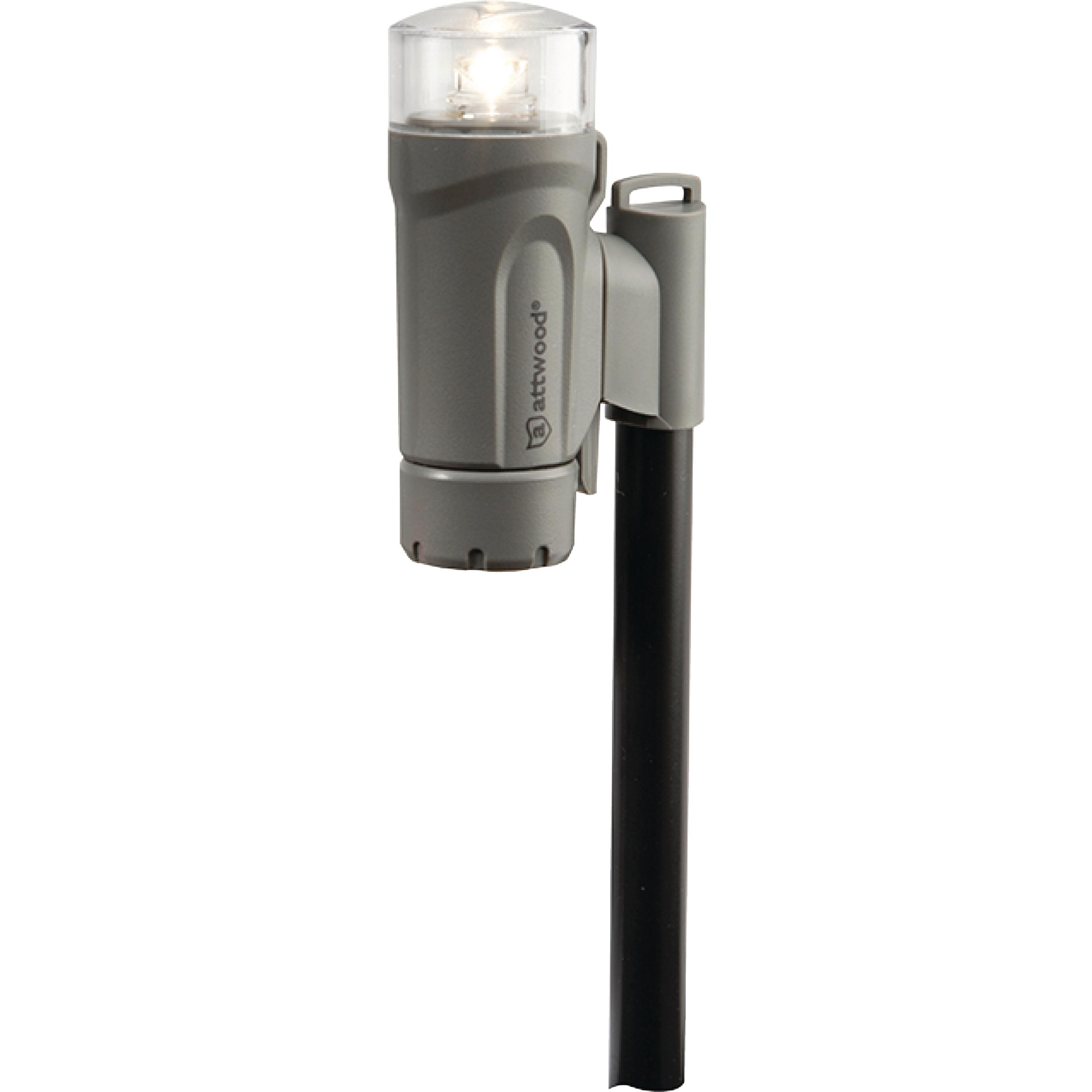 Gray Portable LED Navigation Light Kit with Telescoping Pole