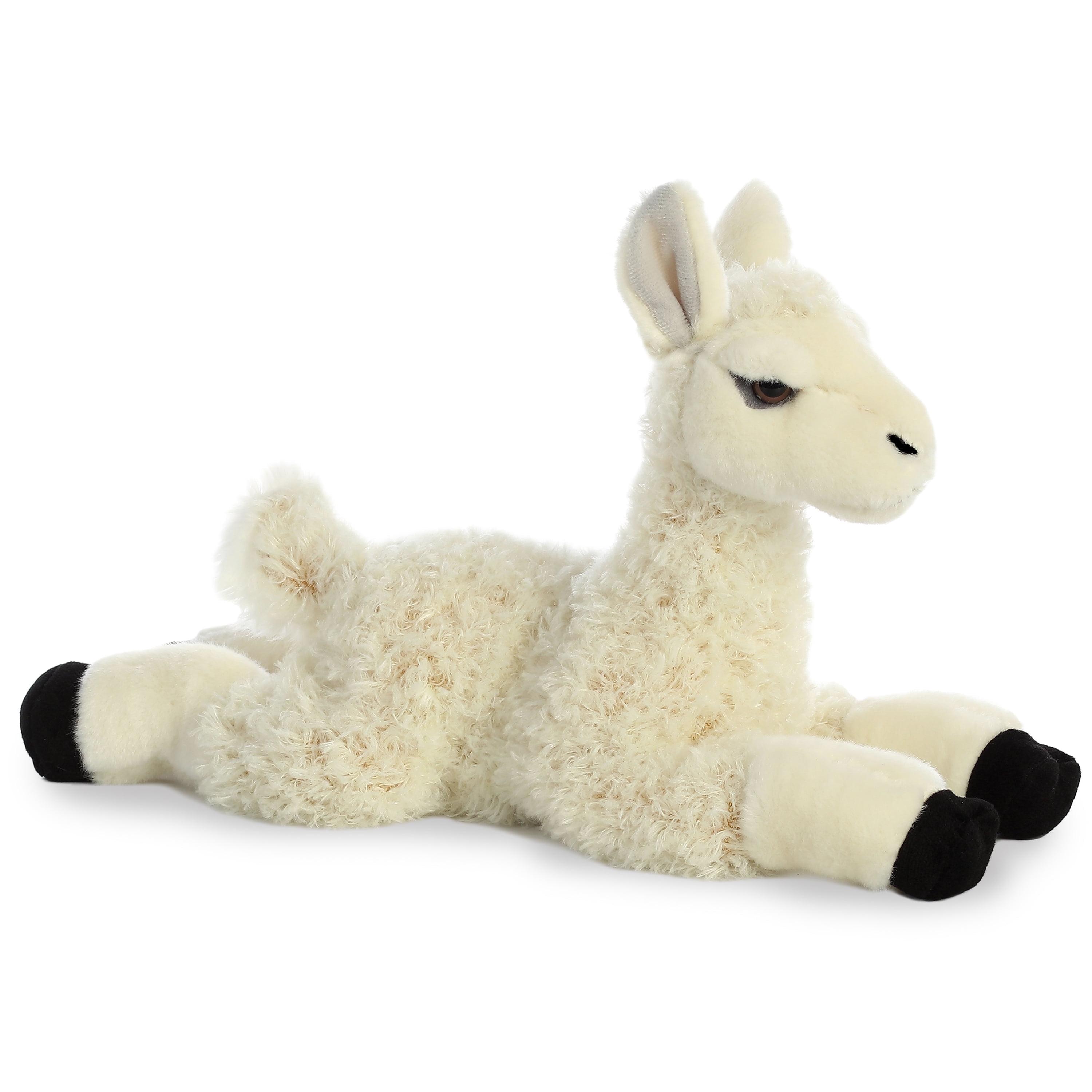 Aurora Flopsie 12" Llama Stuffed White Animal