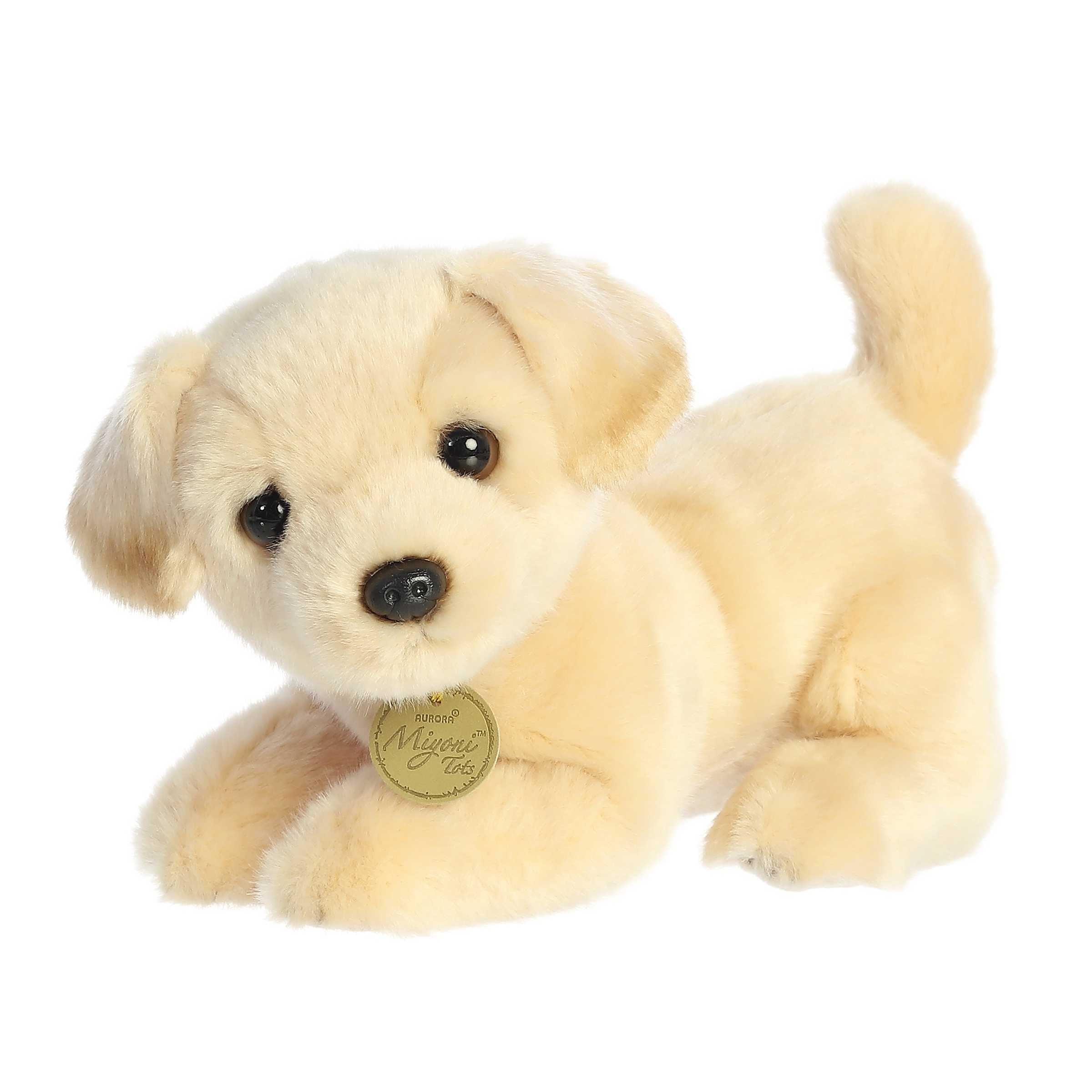 Aurora Small Yellow Lab Pup Miyoni Adorable Stuffed Animal 9"