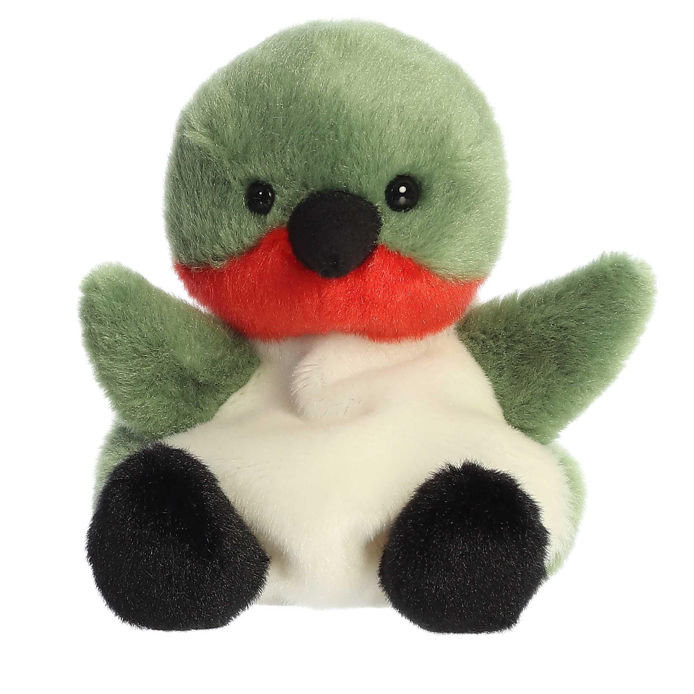 Aurora Mini Hilda Hummingbird Palm Pals Adorable Stuffed Animal Green 4"