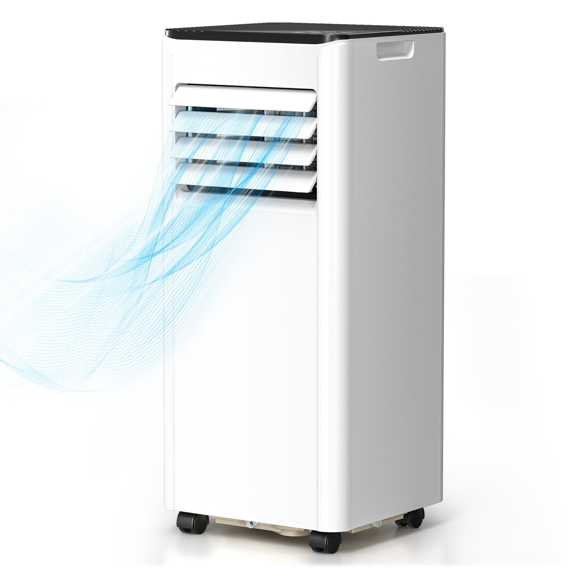 KISSAIR 10000 BTU Portable Air Conditioner, Dehumidifier, Fan, Sleep Mode, 4 in 1 AC with 24-Hour Timer