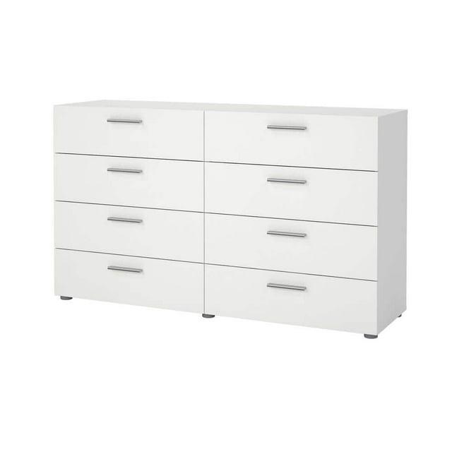 Tvilum,Austin 8 Drawer Double Dresser, White