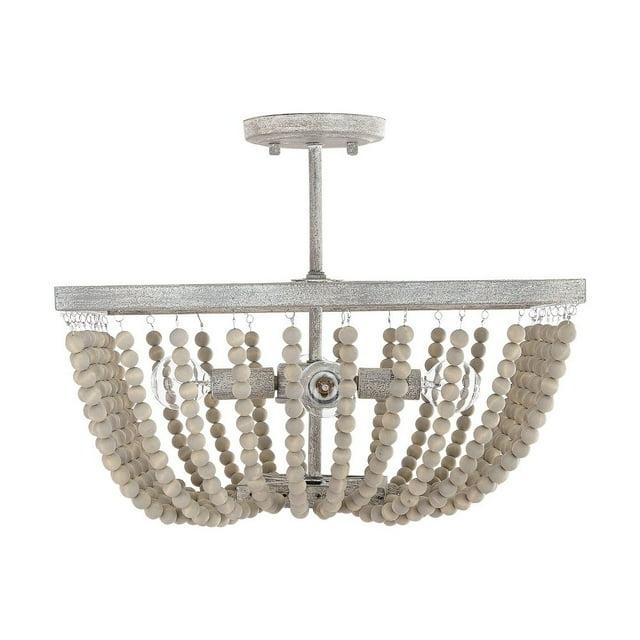 Arlott Wood Semi Flush Mount