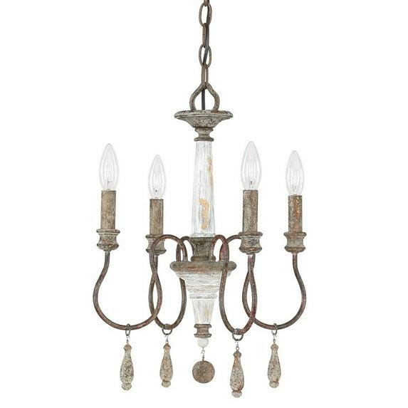 Austin Allen - Zoe - 4 Light Chandelier In Traditional Style-19 Inches Tall and