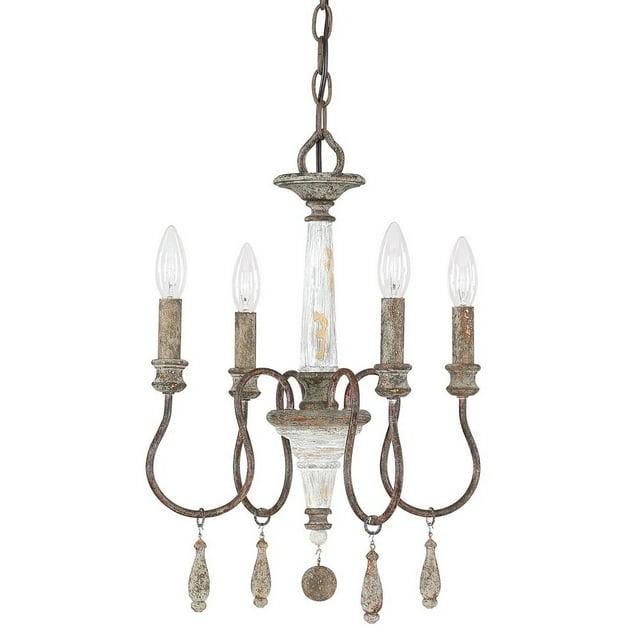 Austin Allen - Zoe - 4 Light Chandelier In Traditional Style-19 Inches Tall and