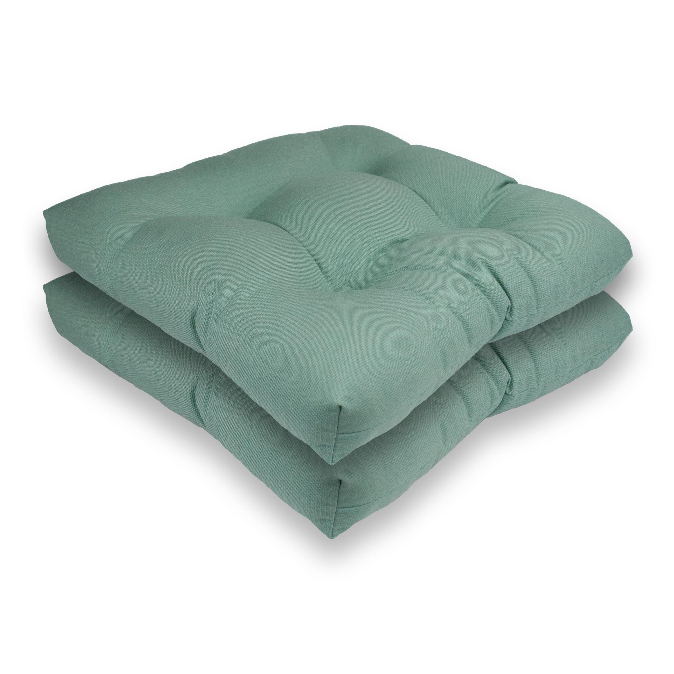 Austin Horn Classics  Sunbrella Reversible Chair Cushion (Set of 2) - 16 x 16 x 3 Mist