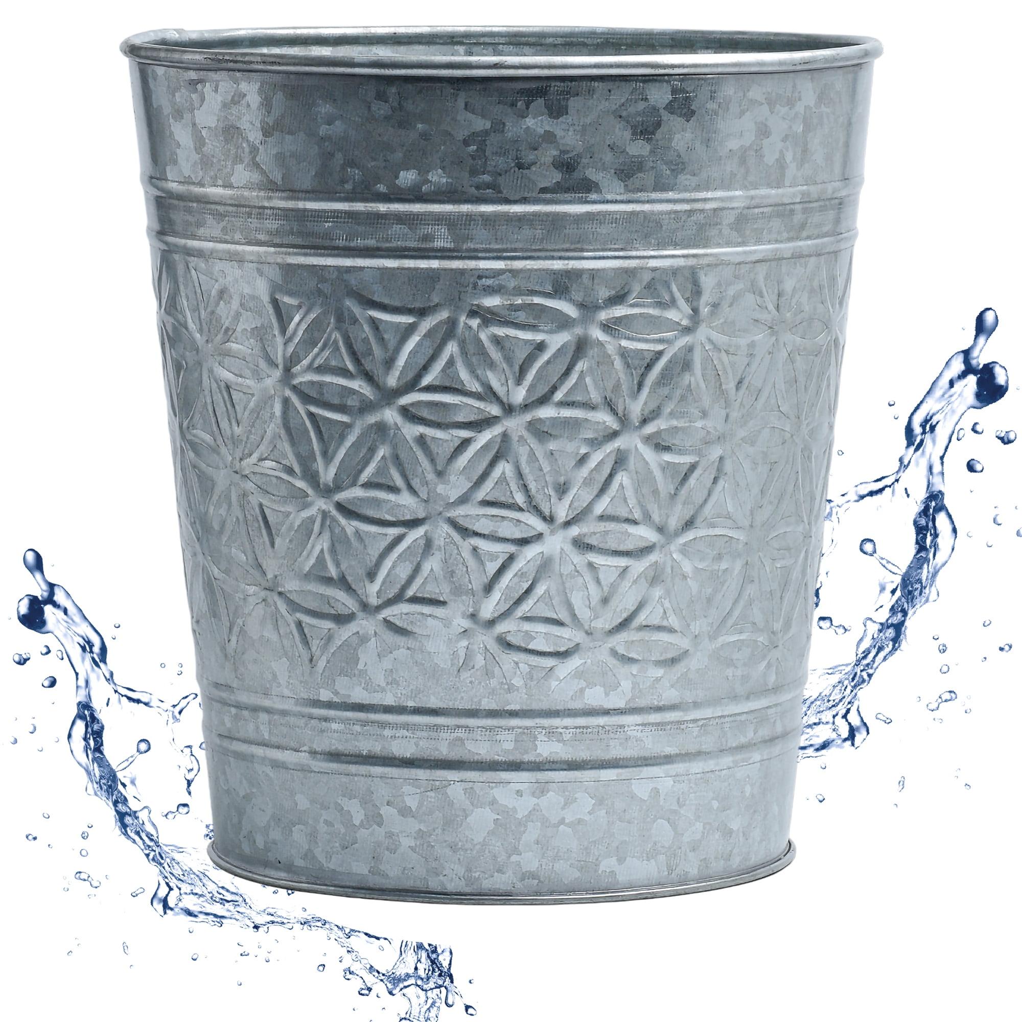 Alley Metal Open Waste Basket - 1.7 Gallons