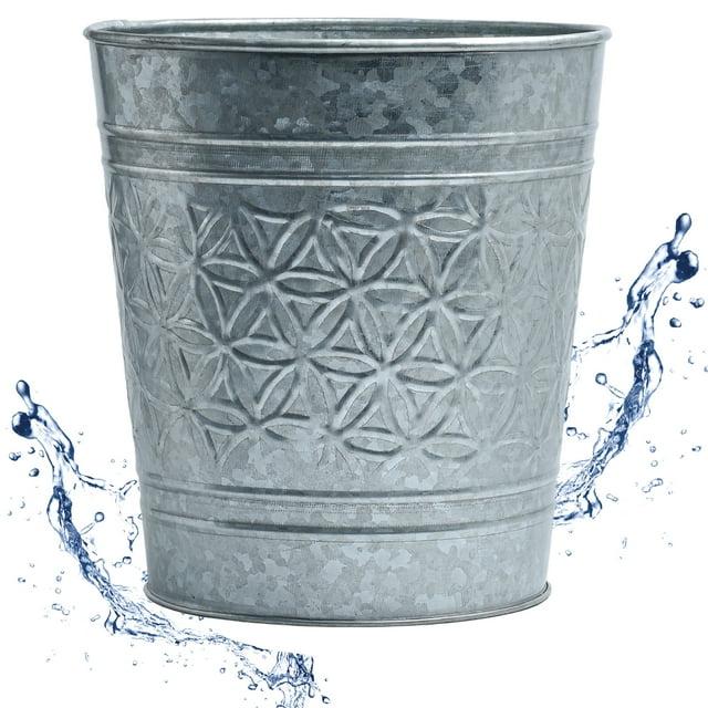 Alley Metal Open Waste Basket - 1.7 Gallons