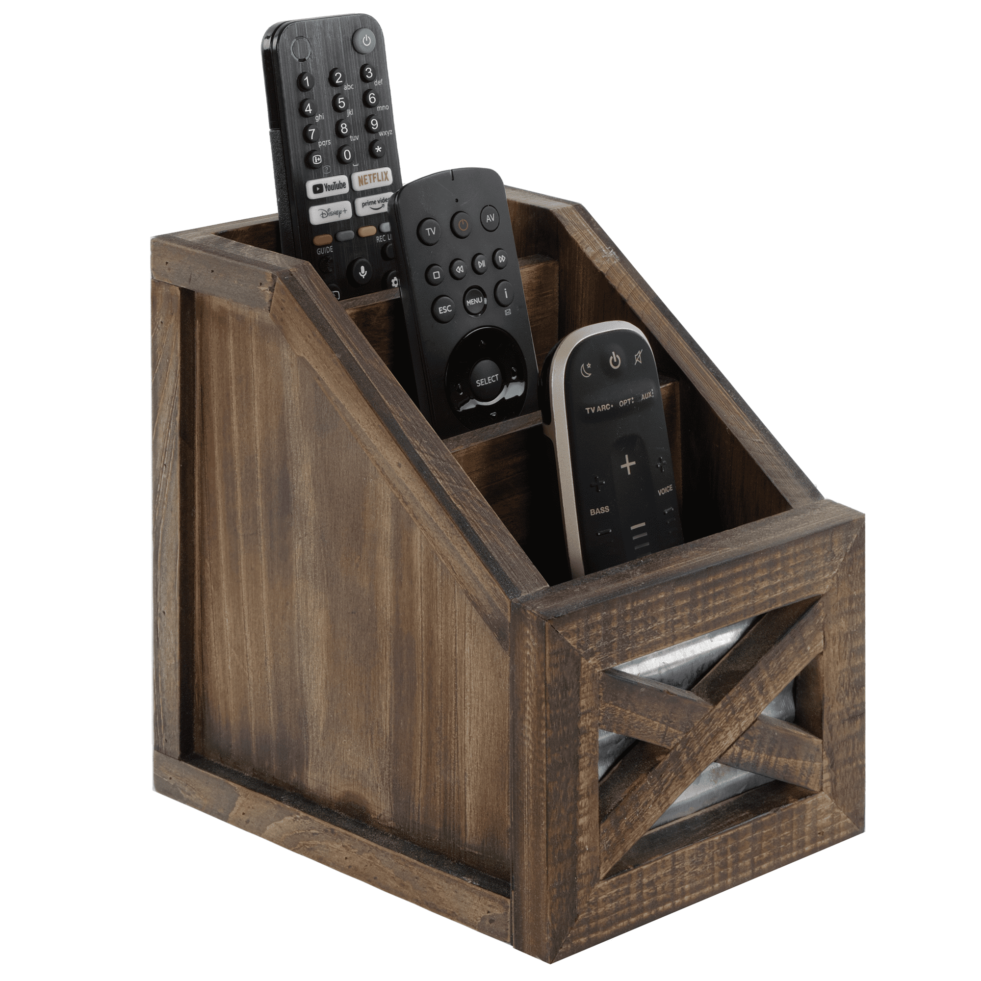 Autumn Alley Rustic Remote Control Holder Organizer