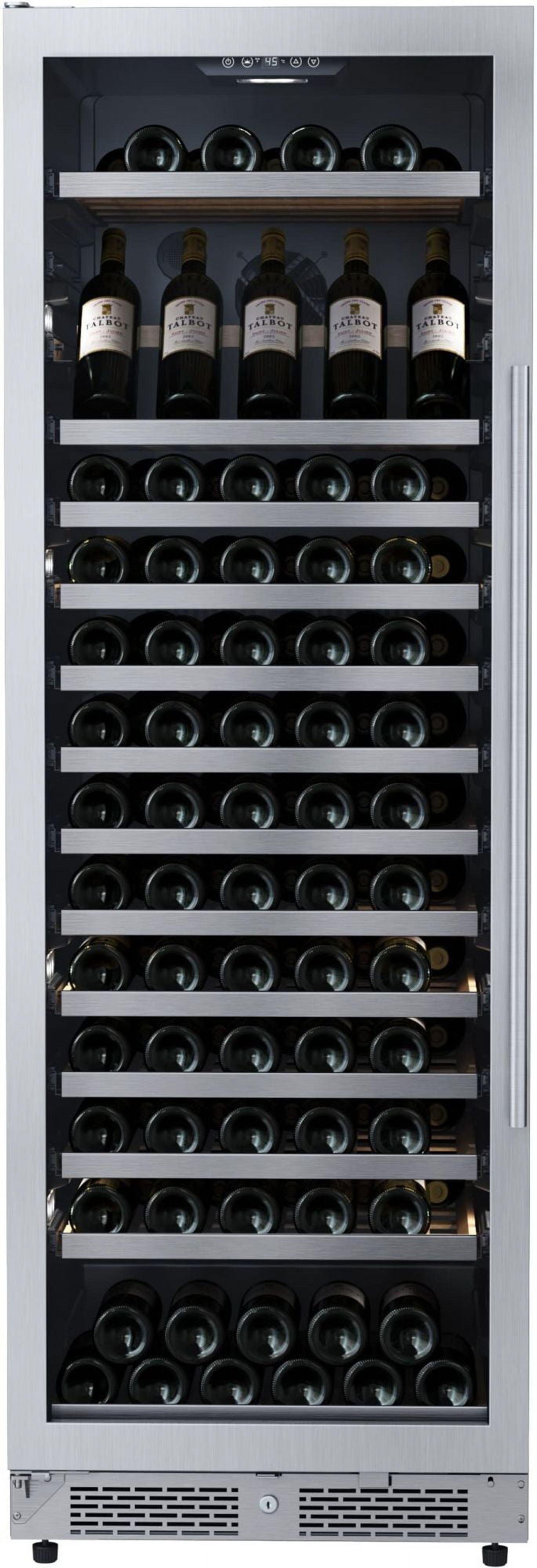 Avallon Awc243tszlh 24" Wide 150 Bottle Capacity Built-In Or Free Standing Wine Cooler -