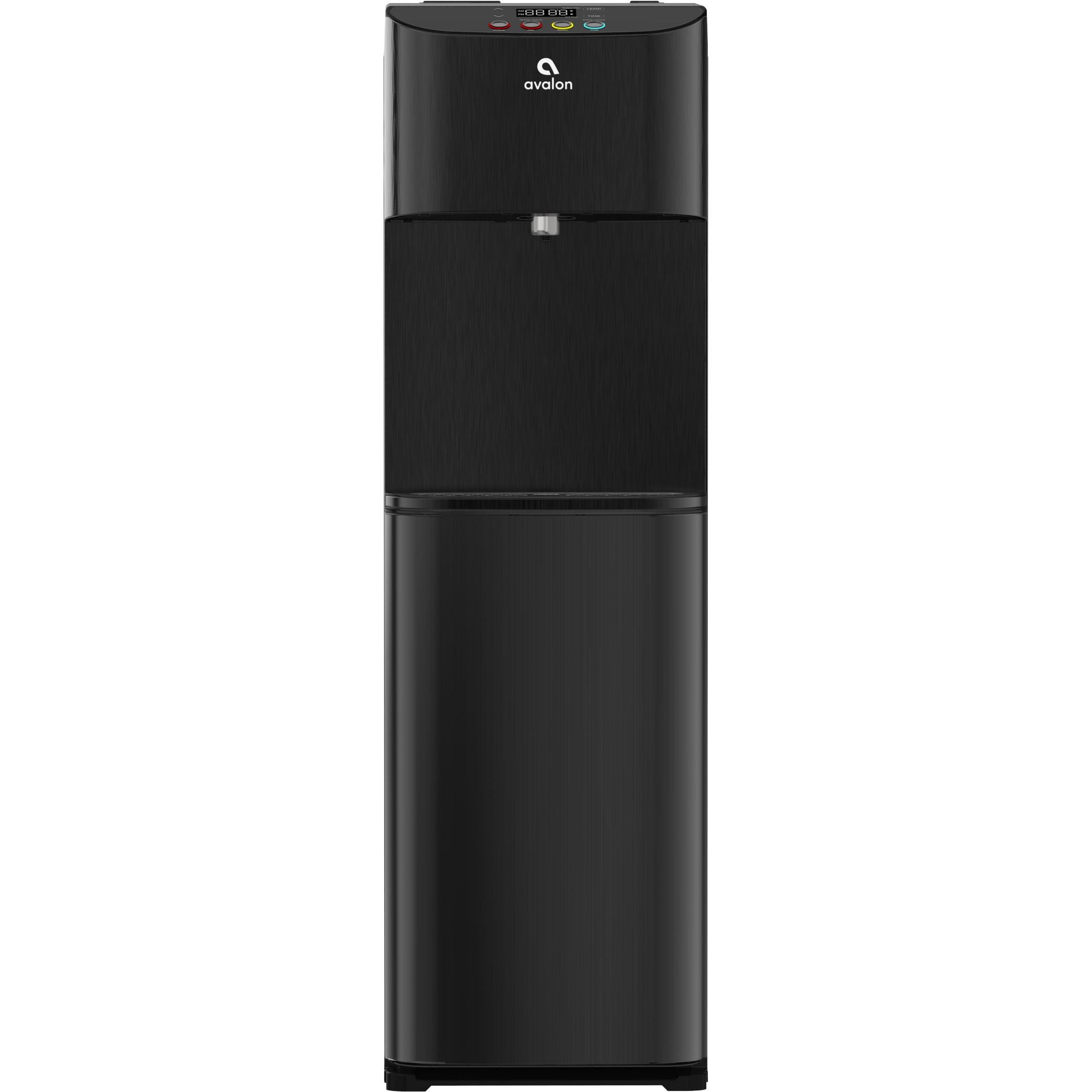 Avalon Black Stainless Steel Bottom Loading Water Cooler with Digital Display