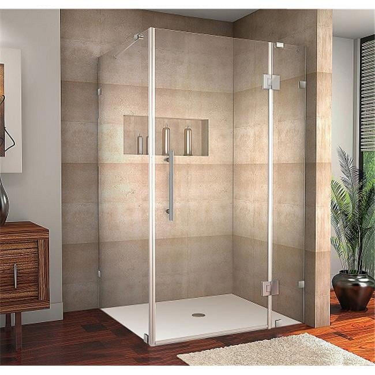 Avalux 48" D x 72" H Frameless Rectangle Shower Enclosure