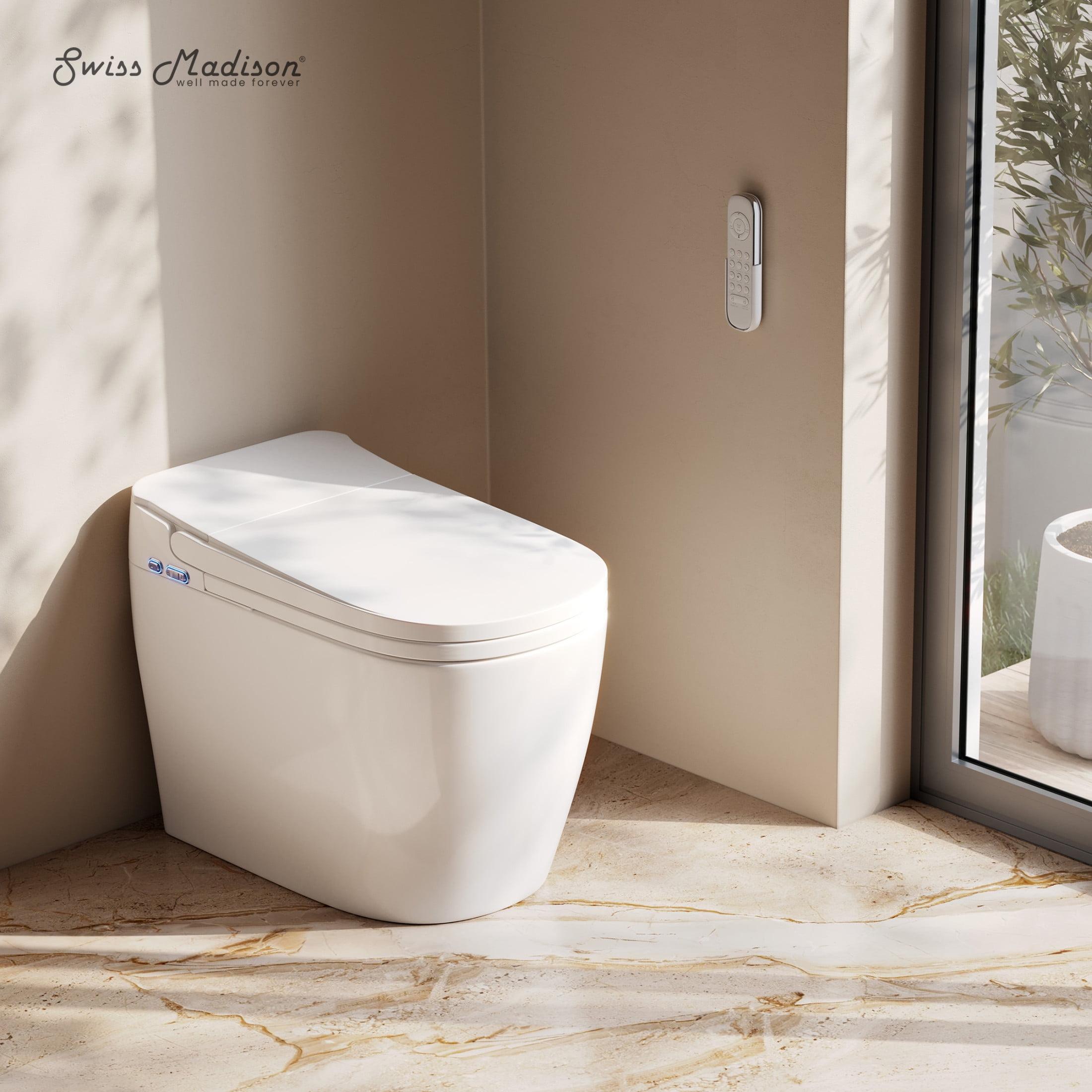 Avancer One Piece Smart Toilet 1.28 GPF With Heated Bidet, Air Drying, Night Light, Foot Sensor